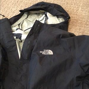 North face windbreaker rain jacket